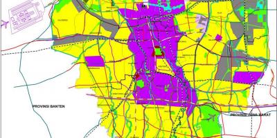 Mapa de Jakarta cbd