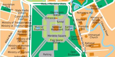 Mapa de l'oficina de Jakarta