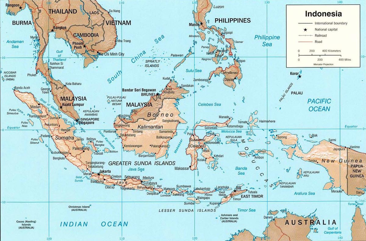 Jakarta mapa de localització