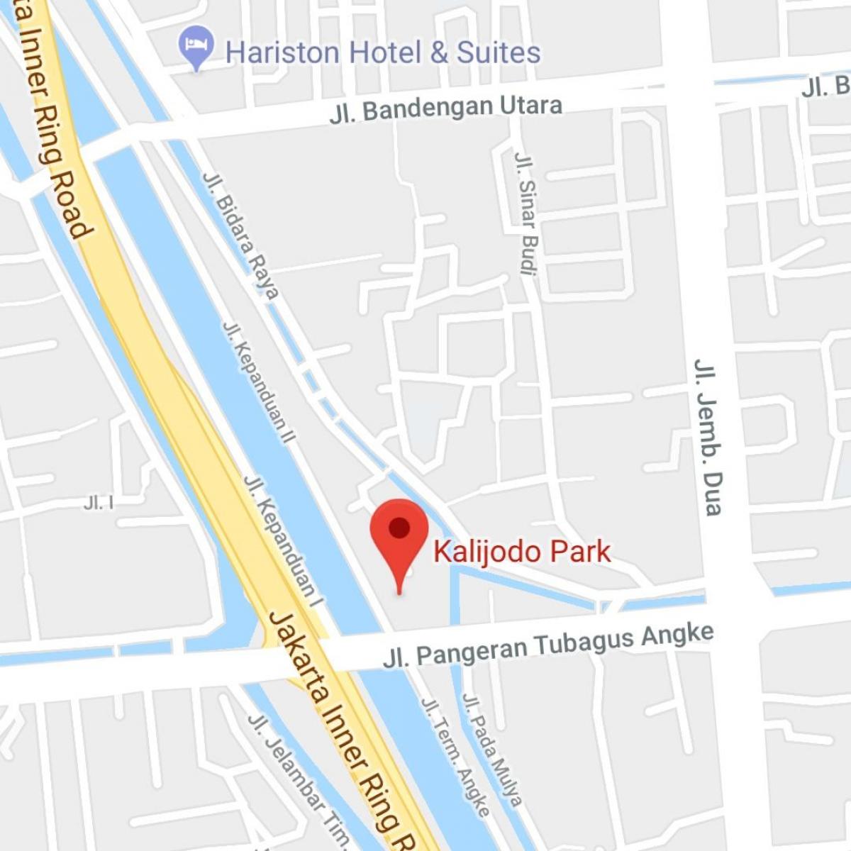 mapa de kalijodo Jakarta