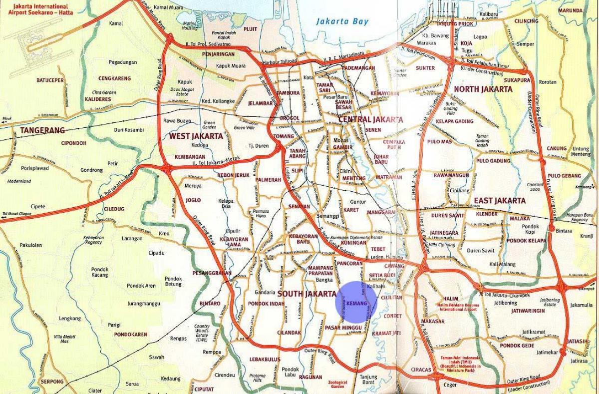 mapa de kemang Jakarta
