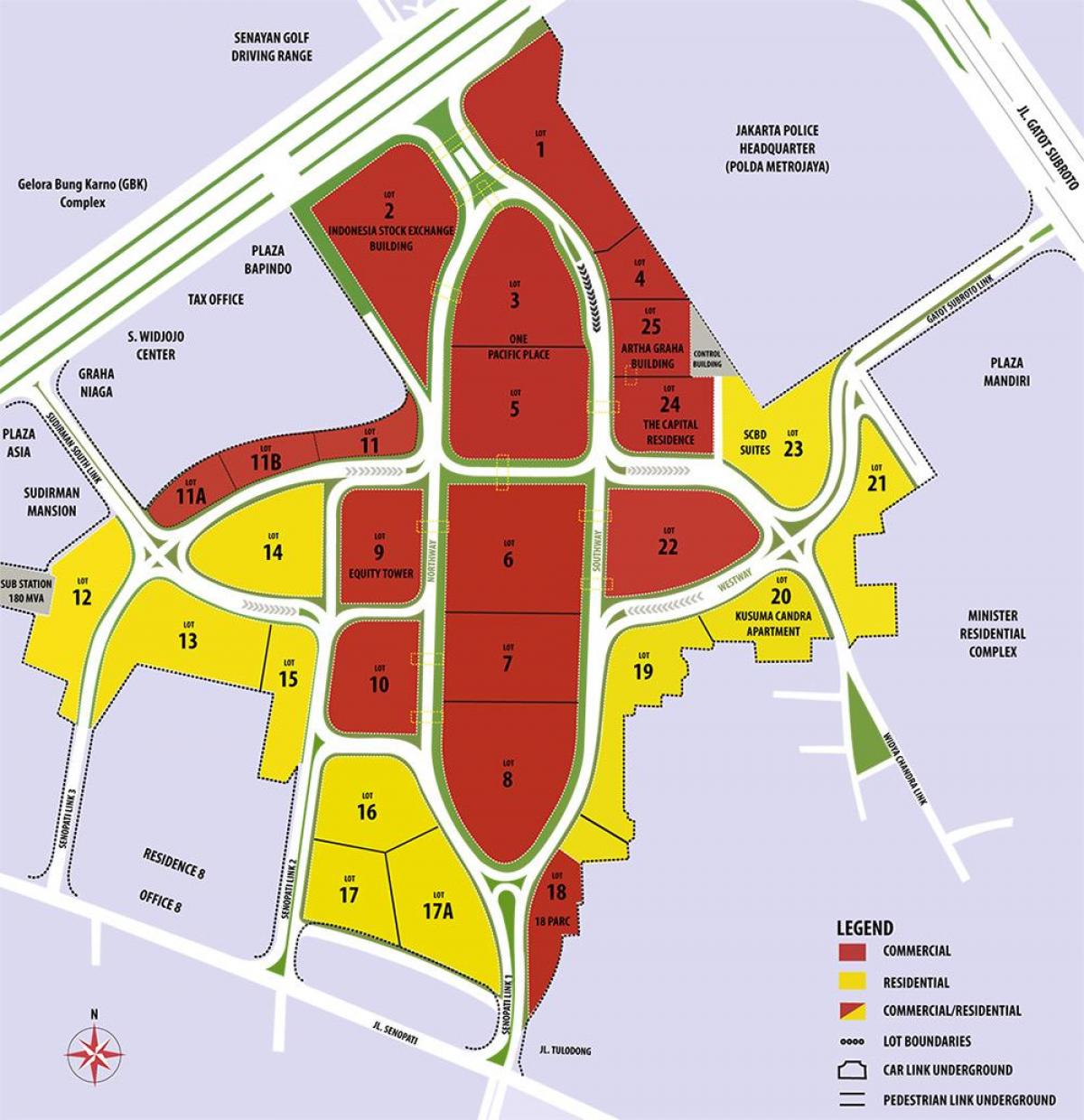 mapa de scbd Jakarta