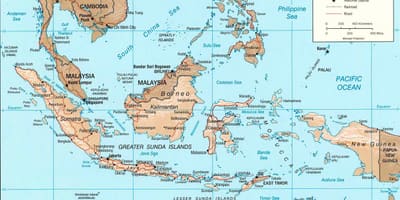 Jakarta mapa de localització