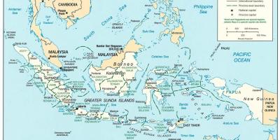 Jakarta indonèsia mapa del món