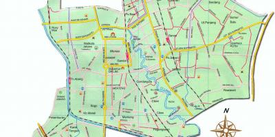 Mapa de Jakarta pusat